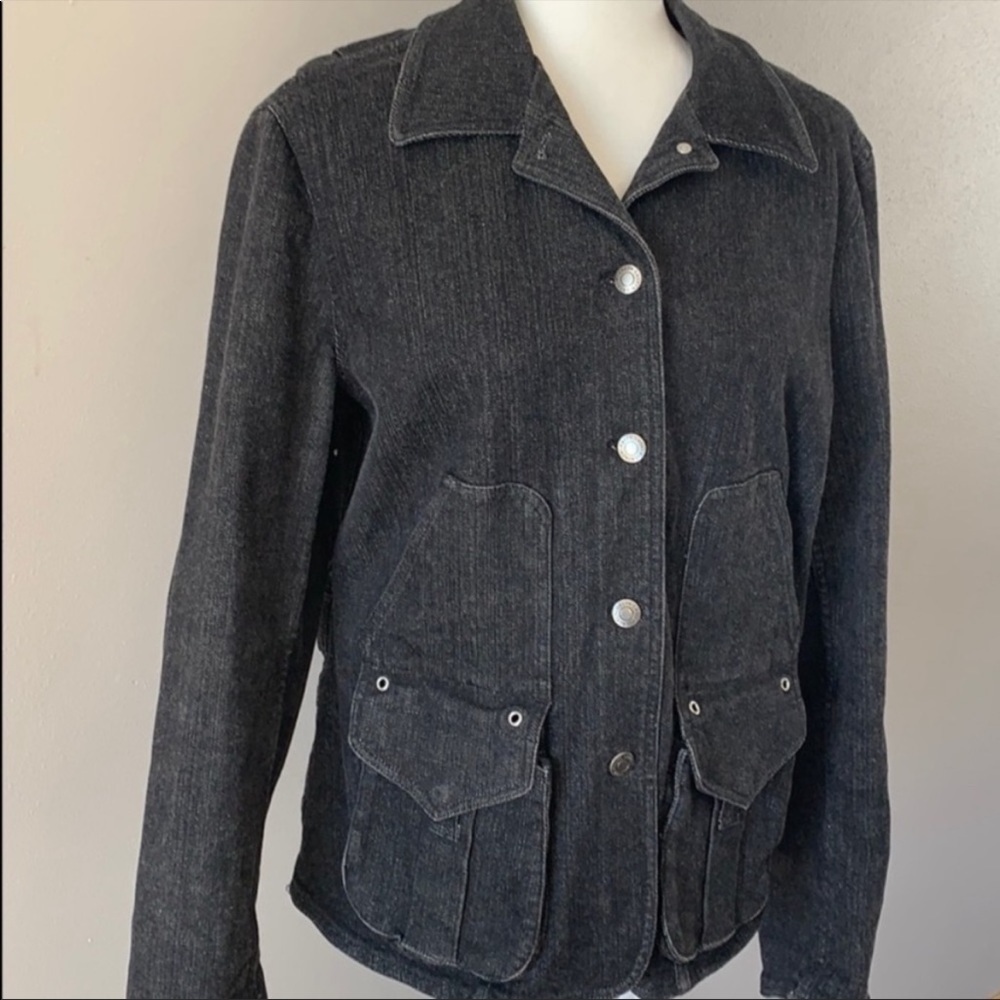 Lauren Jeans Co Denim Button Up Jacket - Picture 2 of 12